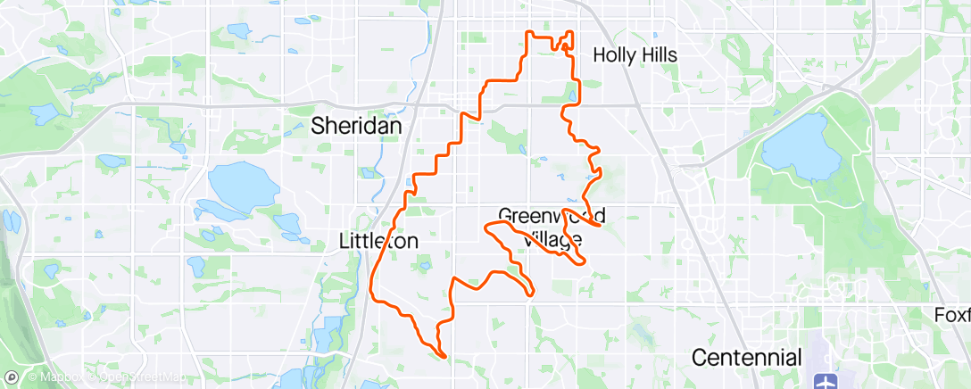 Map of the activity, Re-Acclimation Ride