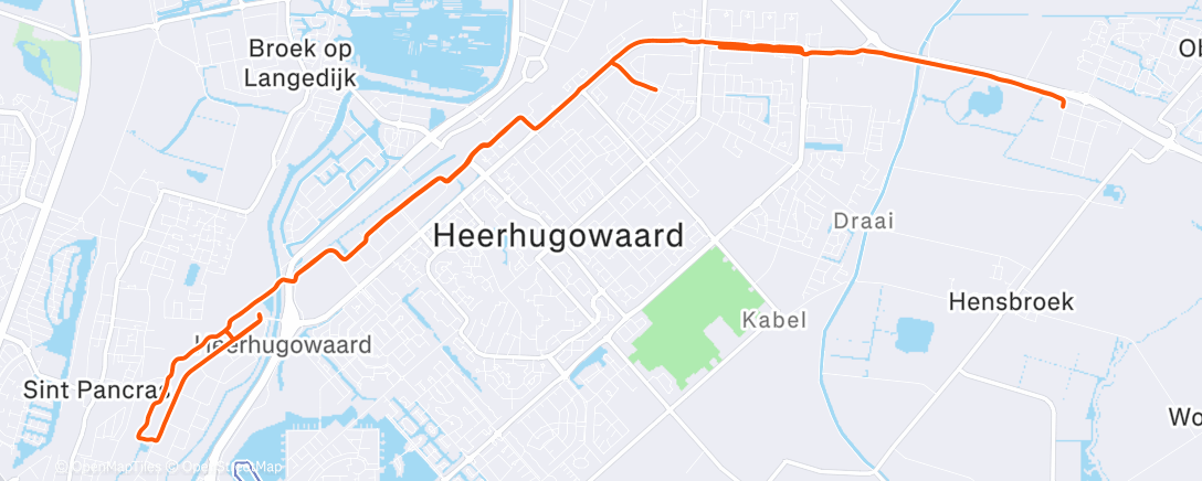 Map of the activity, 24/12/2025 - Fitness & Kantoor (NO3/4)