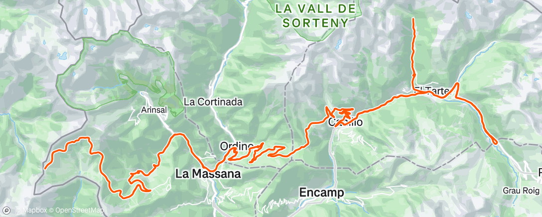 Map of the activity, Morning Ride