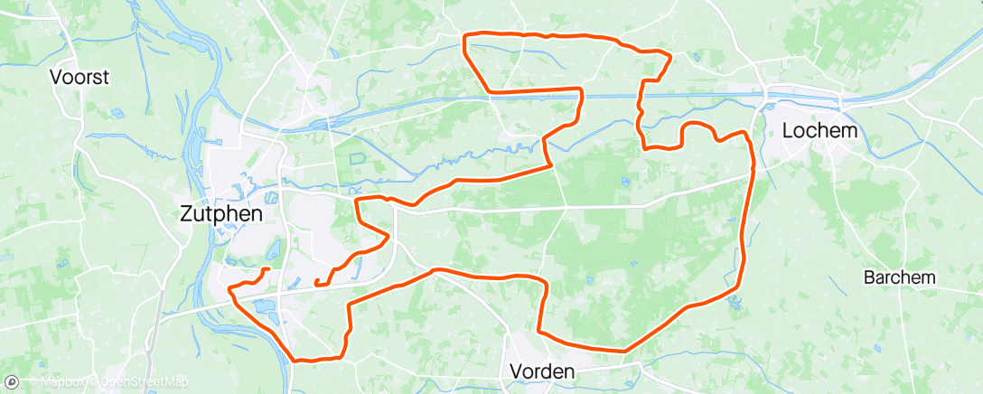 Map of the activity, Rondje Harfsen