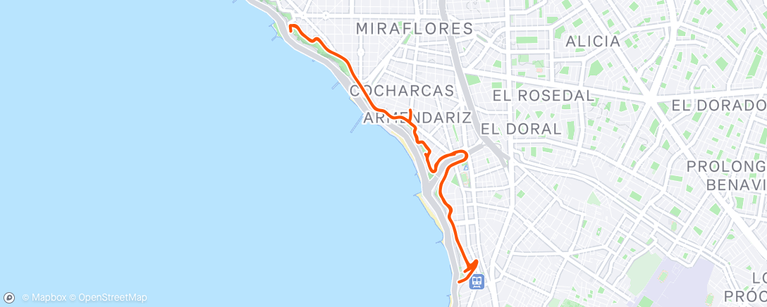 Map of the activity, Morning Ride