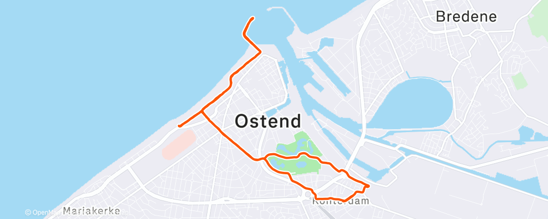 Карта физической активности (Ochtendloop)