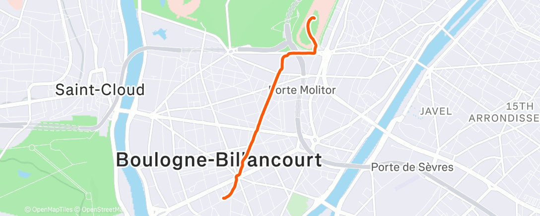 Карта физической активности (Утренний забег)