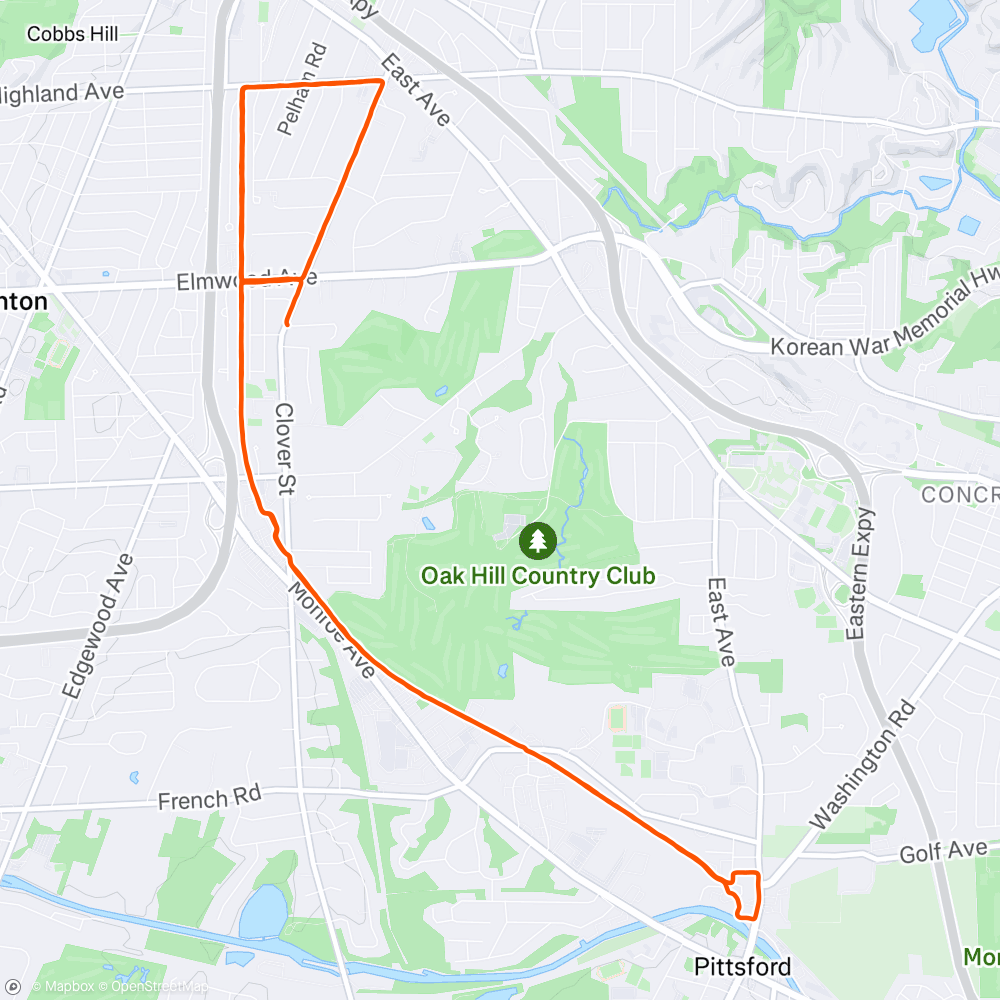 Map of the activity