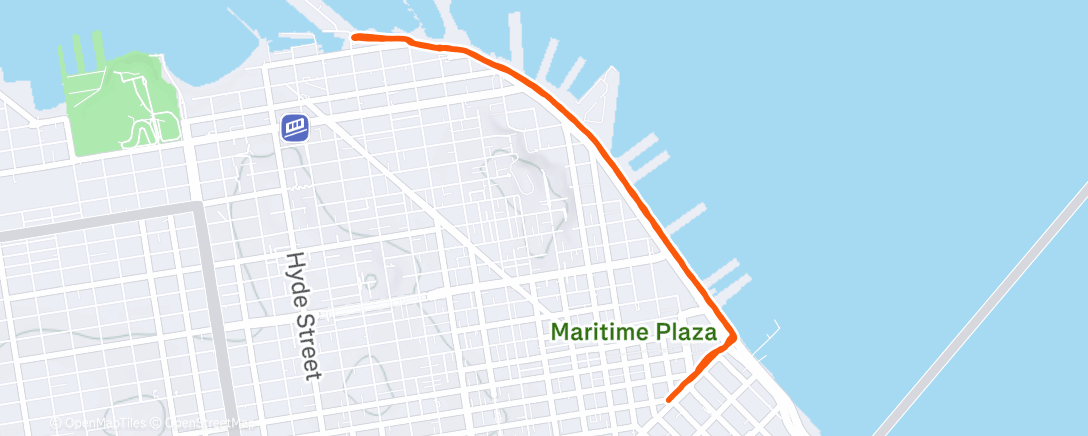 Map of the activity, Easy Sunday