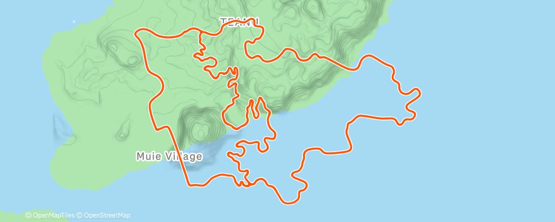 Map of the activity, Zwift - Eastern Eight in Watopia