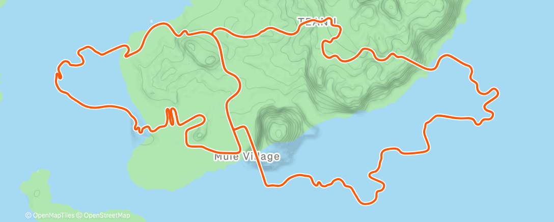Map of the activity, Zwift - Group Ride: ODZentury Endurance Builder Ride (B) on Big Flat 8 in Watopia