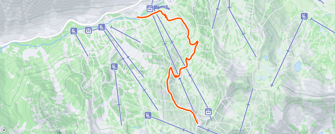 Map of the activity, Tram lap 🚠