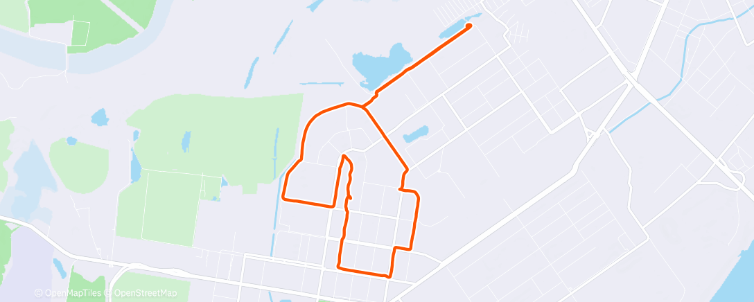 Карта физической активности (Утренний забег)