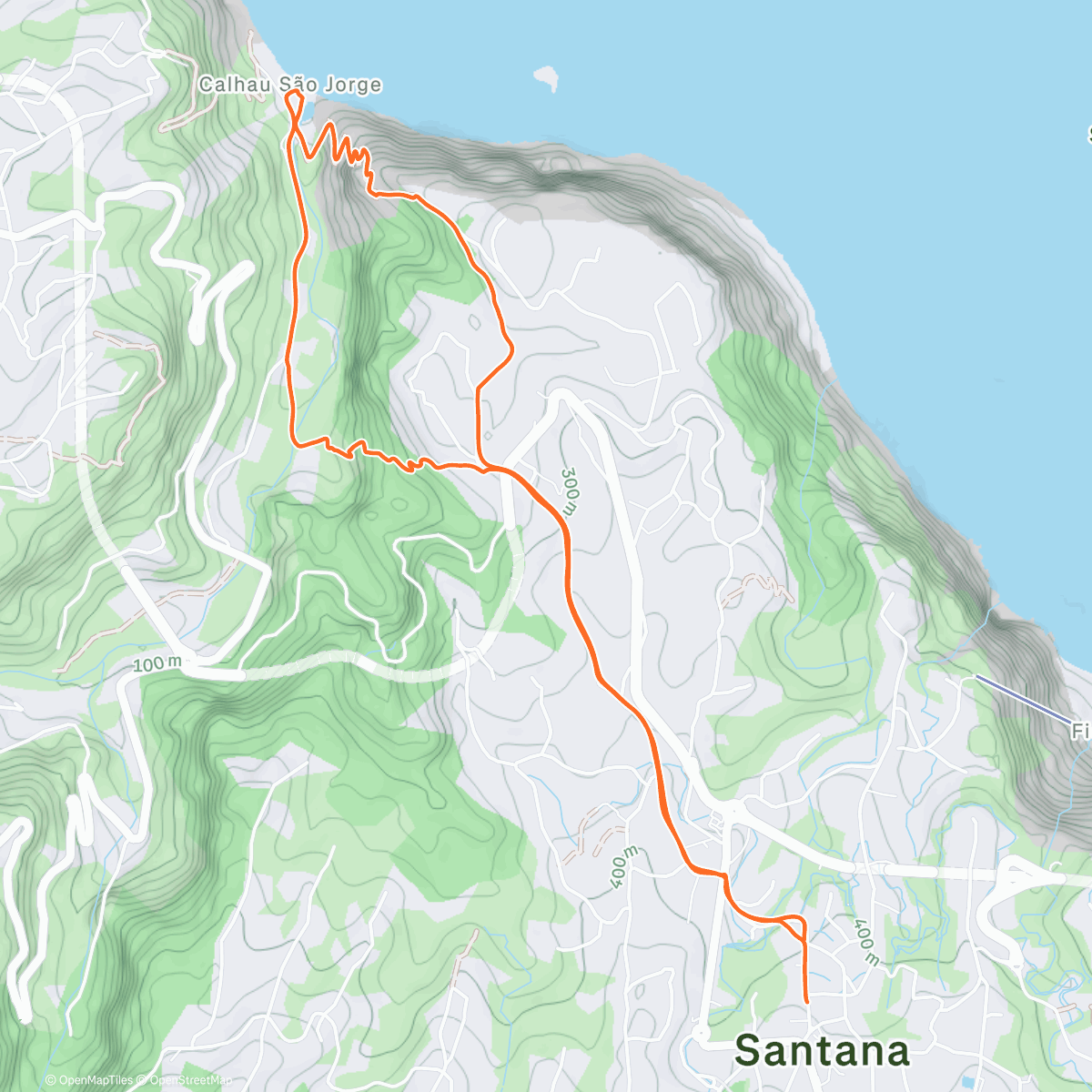 Map of the activity, Madeira #1