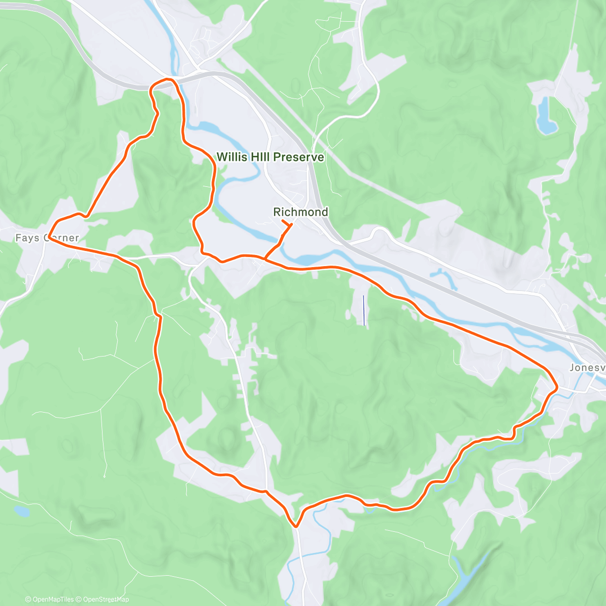 Map of the activity, Into the storm with Lauren! ❄️