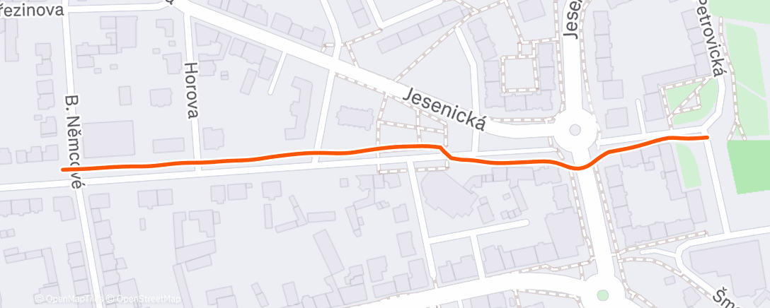 Карта физической активности (Afternoon Walk)