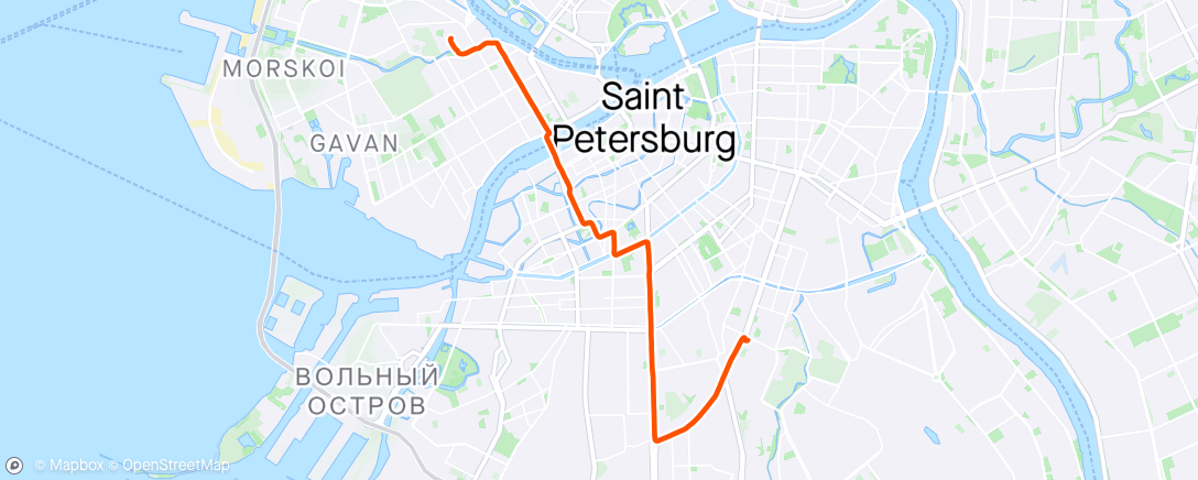 Map of the activity, 2024-04-28Ride
