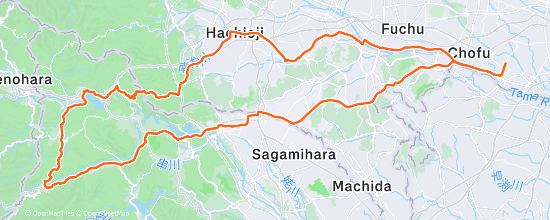 Map of the activity, Festive500