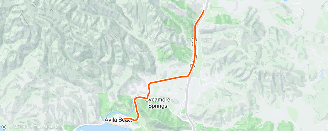Map of the activity, Afternoon Walk