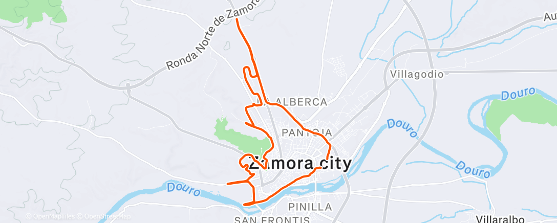 Map of the activity, CC Tempo