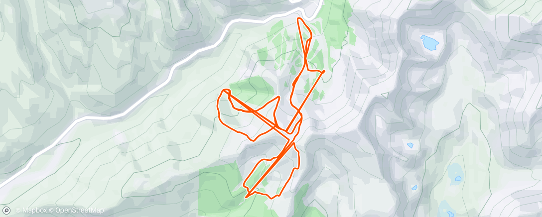 Карта физической активности (Lunch Alpine Ski)