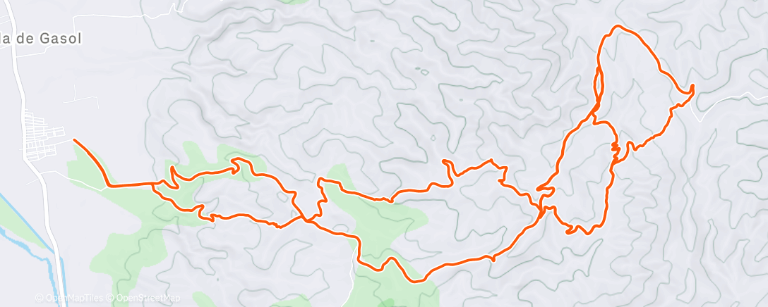 Карта физической активности (Lunch E-Bike Ride)