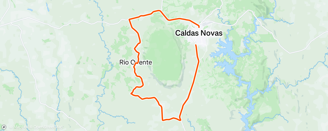 Map of the activity, Volta dos 80