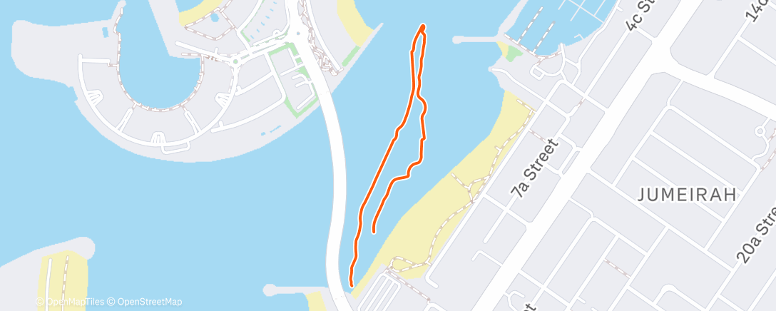 Map of the activity, 午后游泳