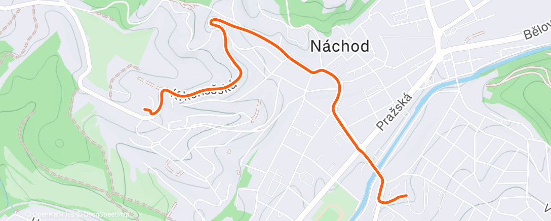 Map of the activity, Morning Mountain Bike Ride