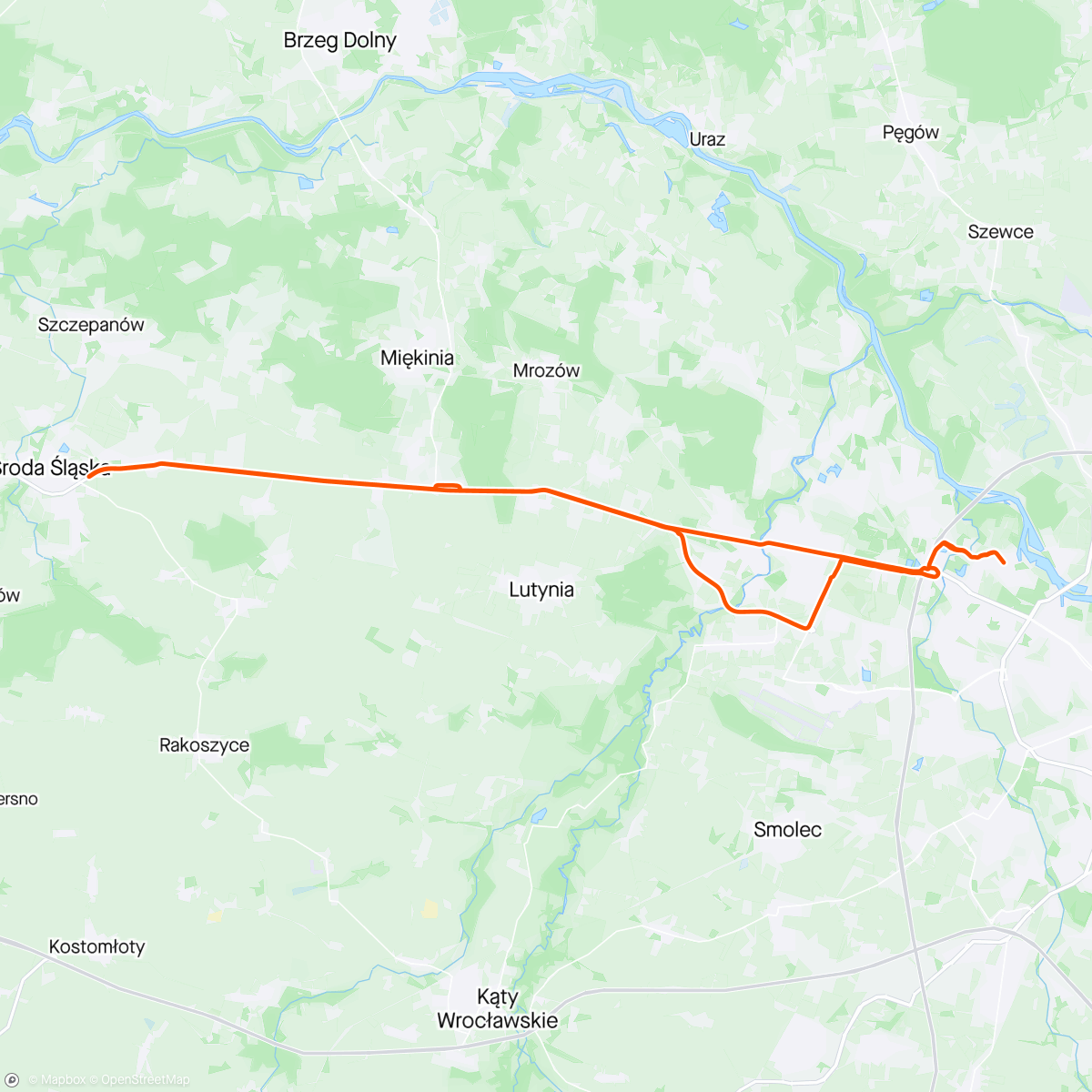 Map of the activity, Środa ☁️