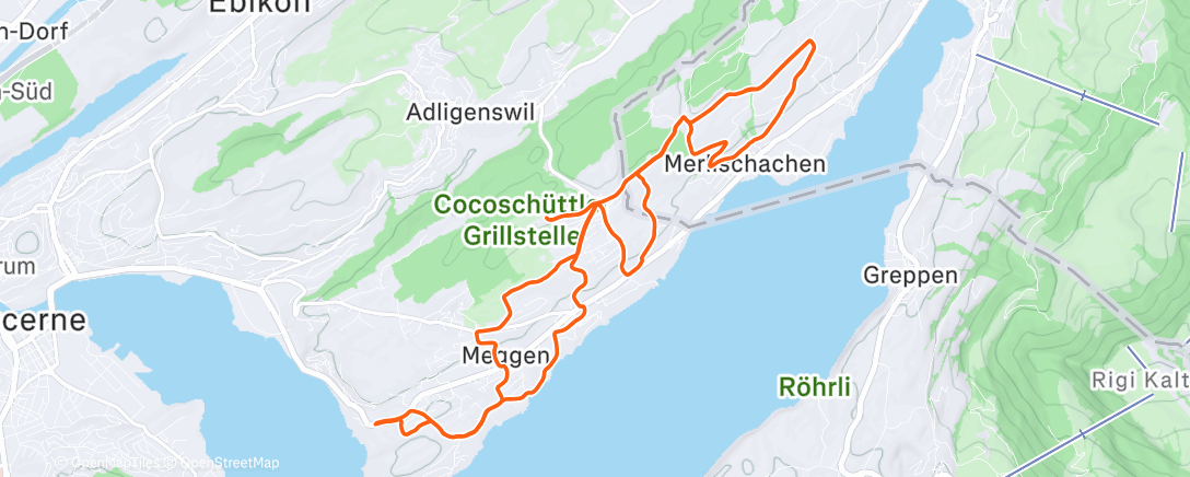 Map of the activity, Ein paar kalte Meter