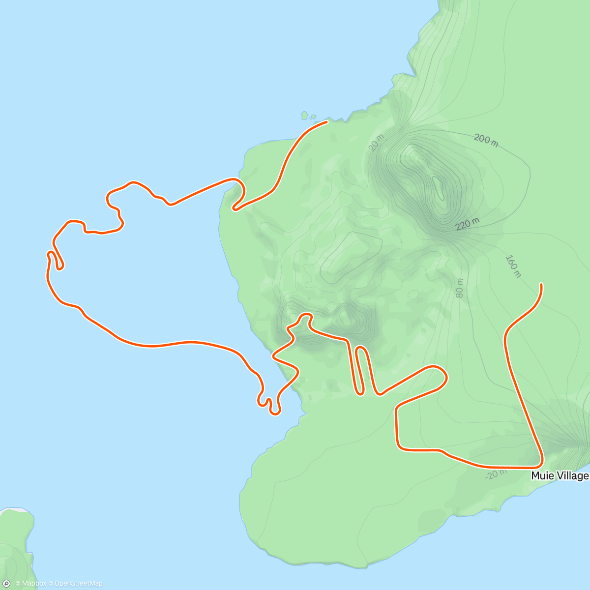 Mappa dell'attività Zwift - Beach Island Loop in Watopia