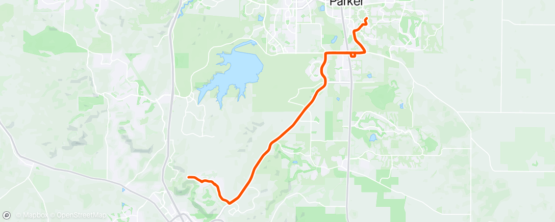 Map of the activity, Sapphire Point and back