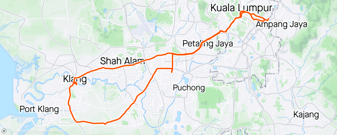 Map of the activity, Klang lagi