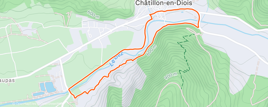 Карта физической активности (Reprise tout doux aprés bien trop de repas !)