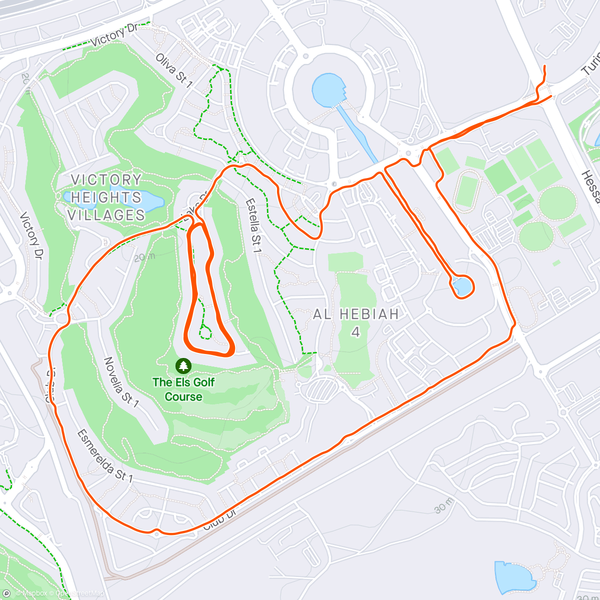 Map of the activity, Morning Fartlek Run 🤤