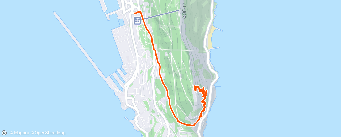 Map of the activity, Gibraltar