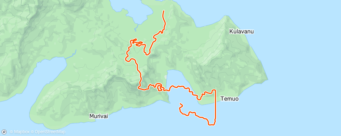 Mapa de la actividad (Zwift - Race: Mountain Massif's Mountain Goat Chase Race (A) on Mayan San Remo in Watopia)