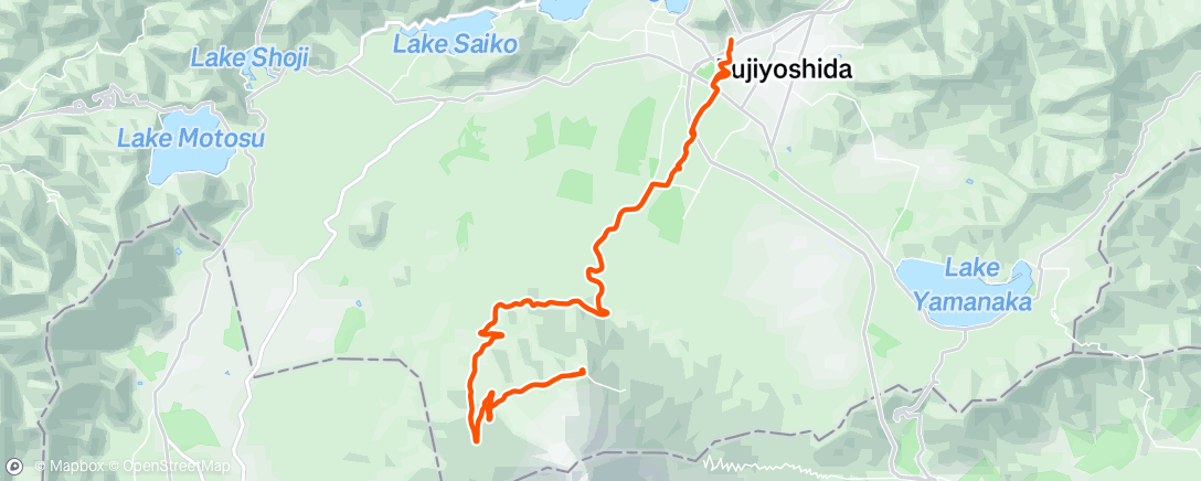 Map of the activity, 富士ヒル　年代別2位