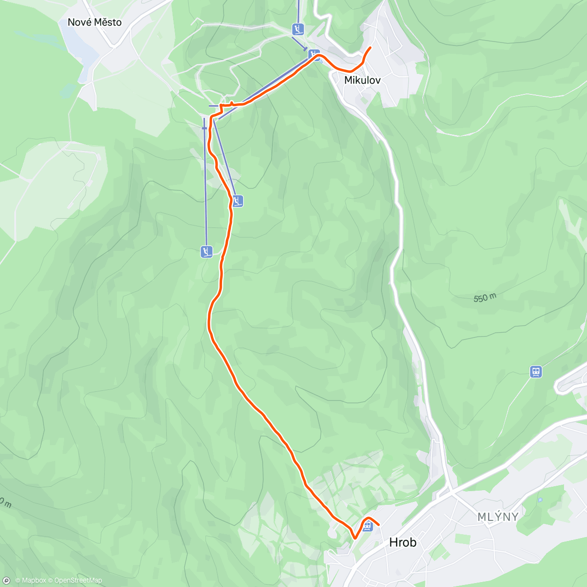 Map of the activity, Z Hrobu 🧟‍♂️