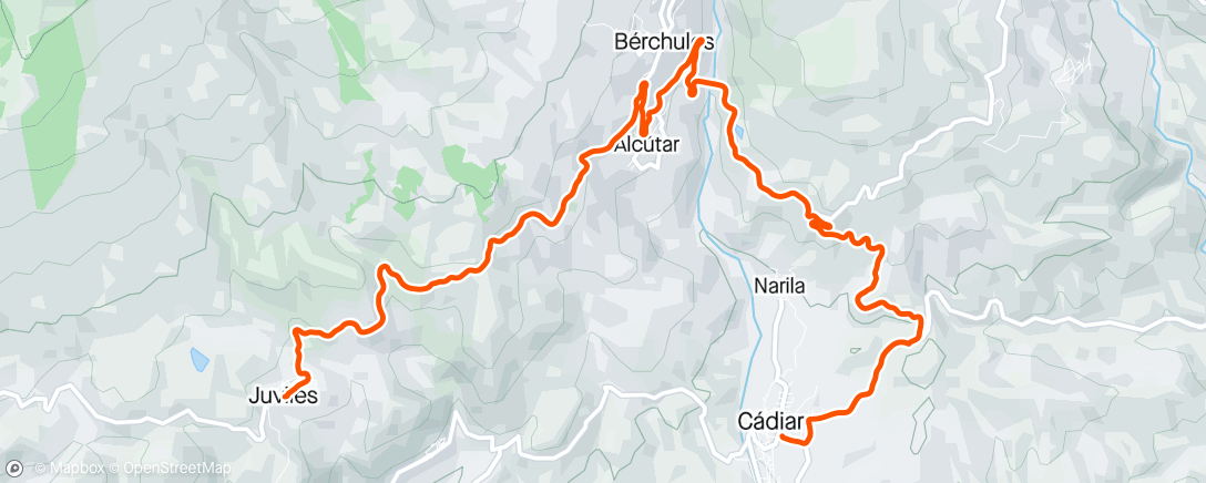 Carte de l'activité Alpujarra Trail #4