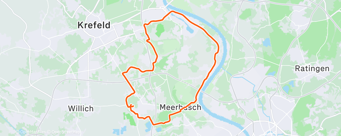 Map of the activity, Afternoon Gravel Ride