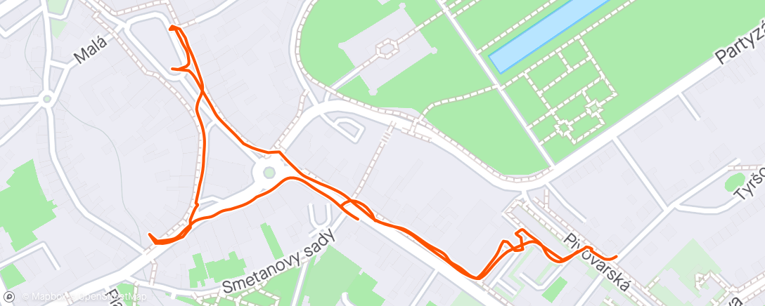 Map of the activity, Morning Walk 🧸