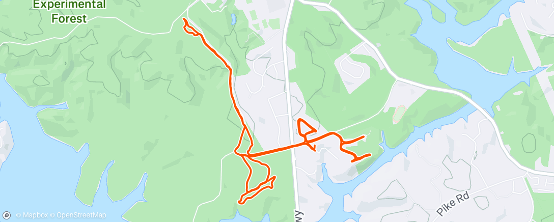 Map of the activity, KeyMark Steps Challenge - Last Gasp - Walk