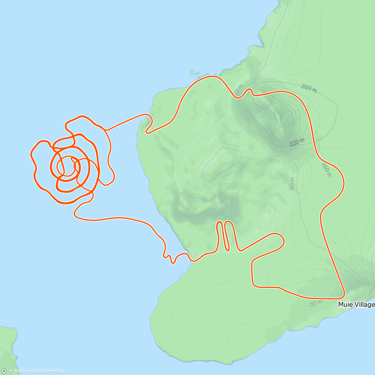 Map of the activity, just ride