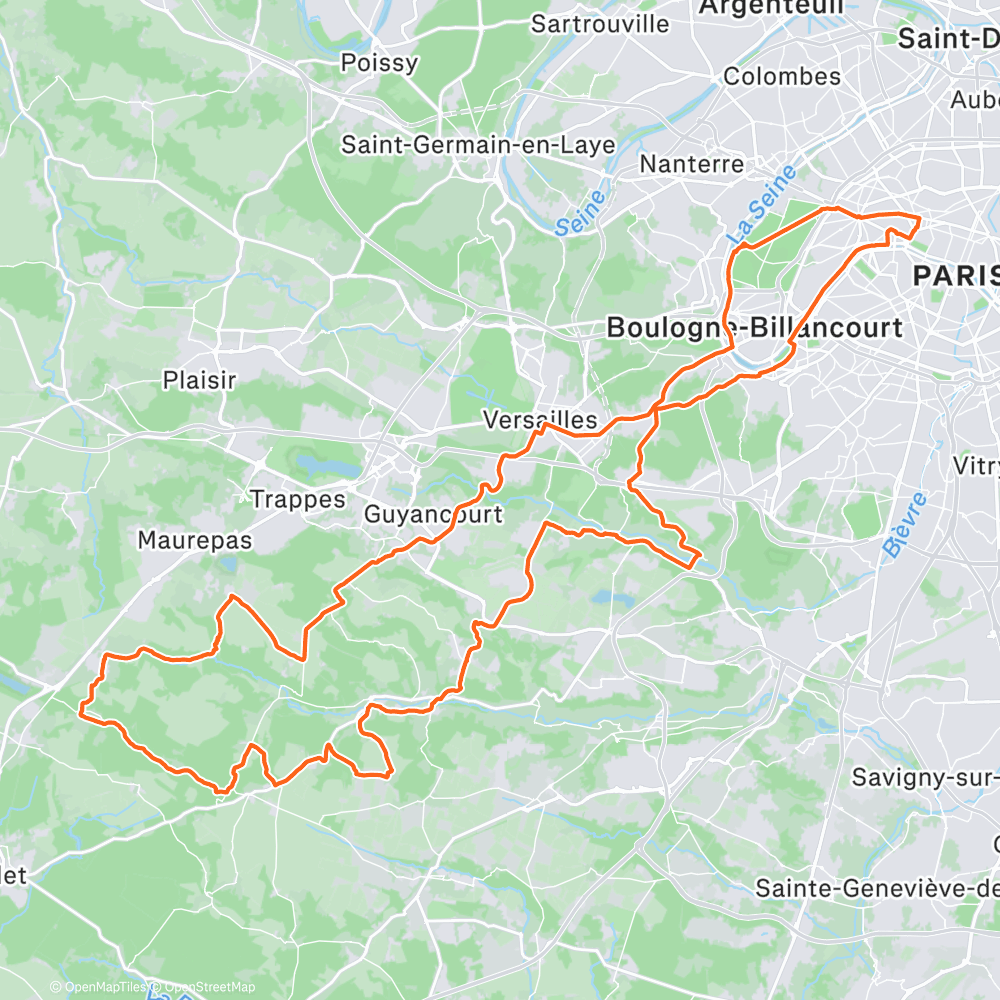 Map of the activity