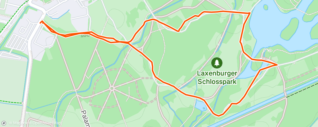 Map of the activity, Namiddagwandeling