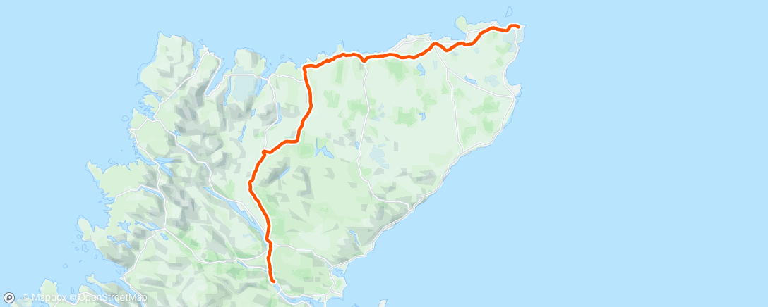 Mapa de la actividad (Ride Across Britain LeJog - Stage 9 - THE END!)