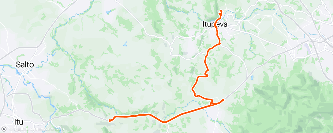 Map of the activity, Camping