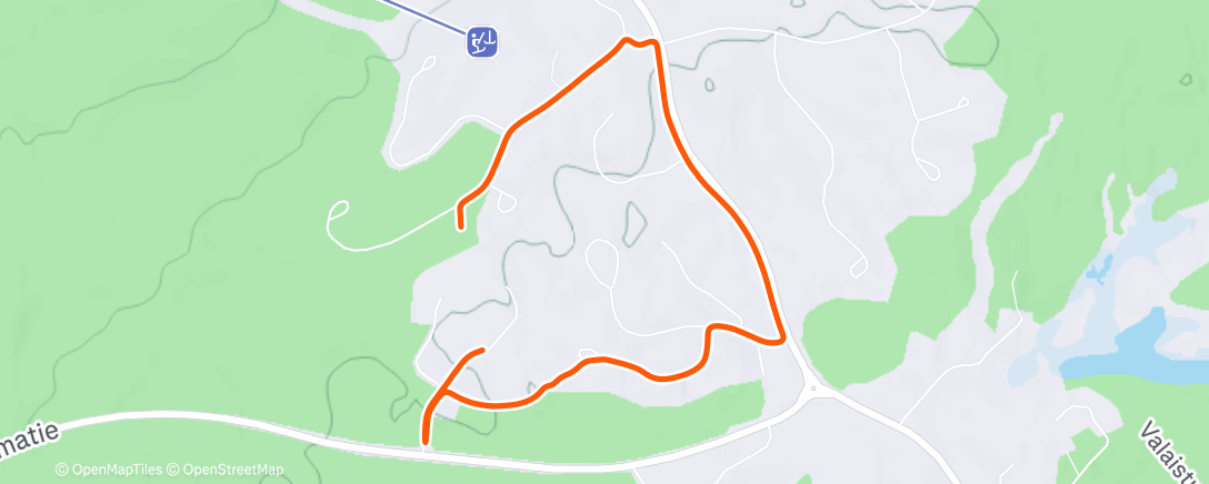 Карта физической активности (Afternoon Run)