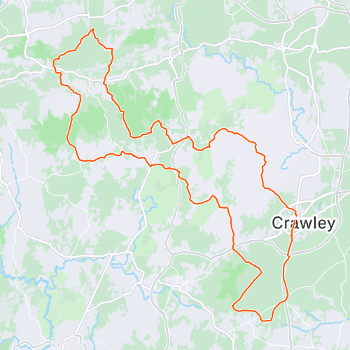 CW C via Shere 89.7 km Cycling Route on Strava