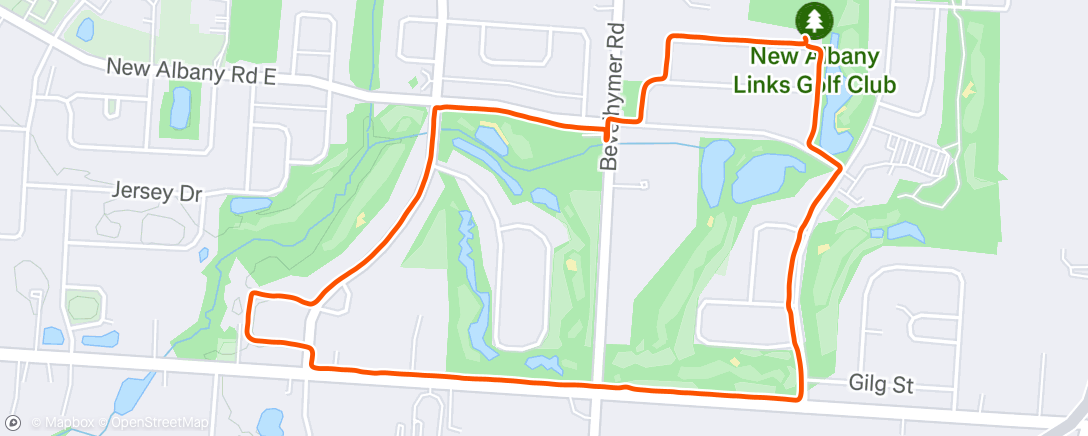 Map of the activity, Lunch Walk