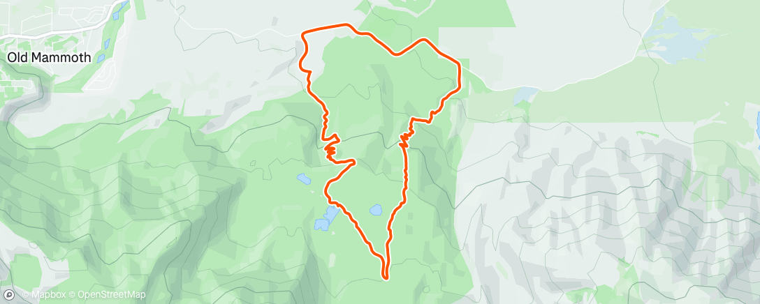 Map of the activity, Morning Trail Run - Part 1