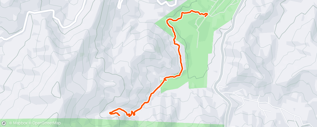 Map of the activity, Afternoon Hike